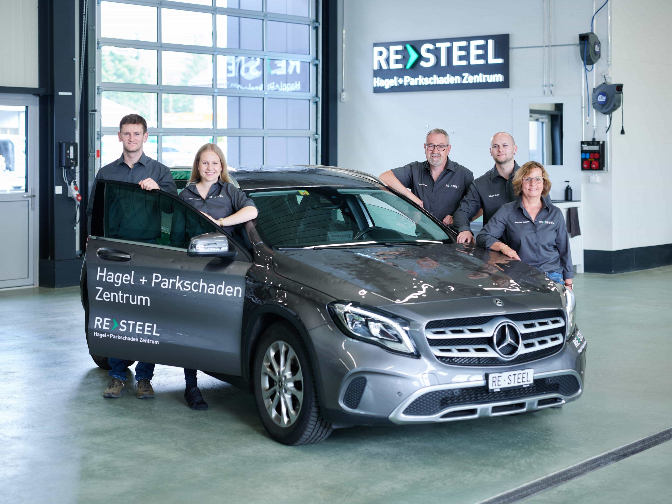 Re-Steel Hagel + Parkschaden Zentrum Team
